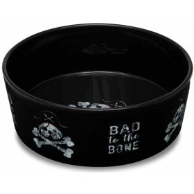 Loving Pets Dolce Moderno Bowl Bad to the Bone Design - Small - 1 count