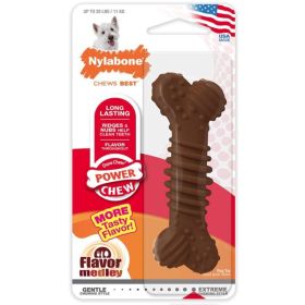 Nylabone Dura Chew Power Chew Bone Chicken Flavor - Regular - (Up to 25 lbs)