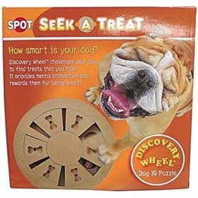 Spot Seek-A-Treat Discovery Wheel Interactive Dog Treat and Toy Puzzle - 1 count